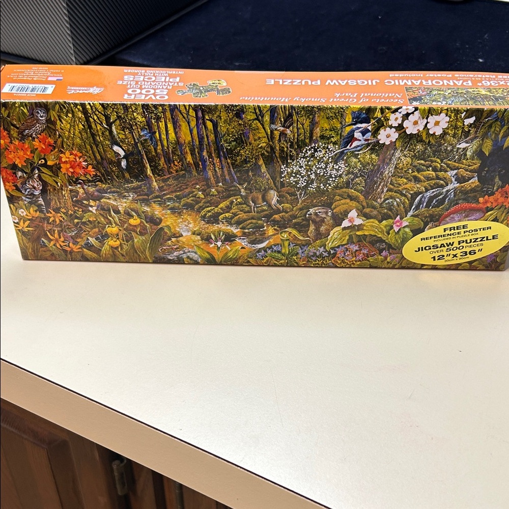 Smoky mountains panoramic Scene Jigsaw Puzzle